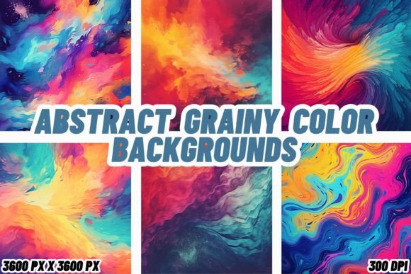 Abstract Grainy Color Backgrounds: A Designer's Secret Weapon