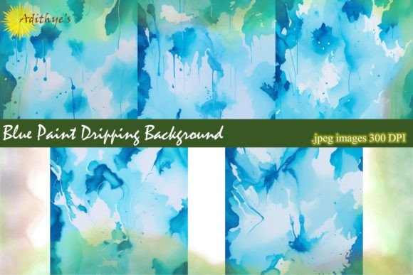 Blue Paint Dripping Backgrounds: Bold, Artistic Visuals for Creative Projects