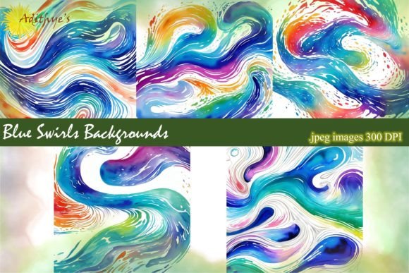Blue Swirls Backgrounds: Elevate Your Creative Projects