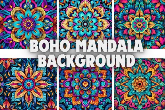 Boho Mandala Backgrounds: Elevate Your Digital Canvas