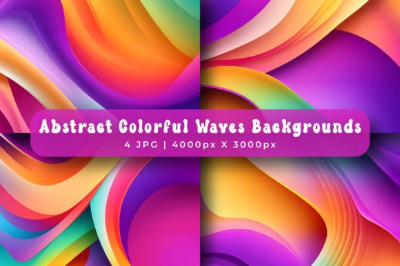 Colorful Wave Backgrounds: Elevate Your Designs