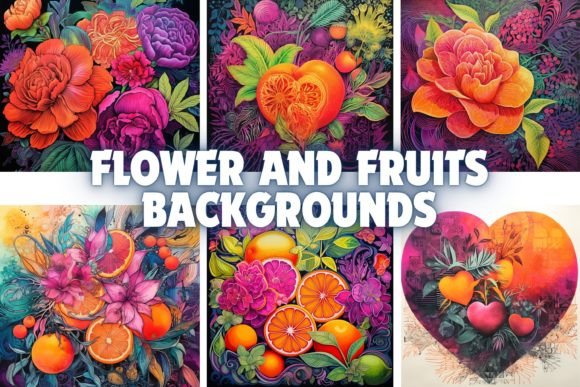 Flower and Fruit Backgrounds: A Visual Guide for Designers