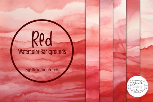 Infusing Warmth: Working with Red Watercolor Backgrounds