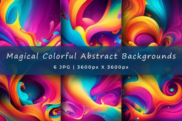 Magical Colorful Abstract Backgrounds: Instant Visual Energy