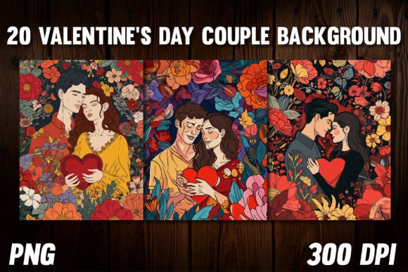 Romantic Visuals: Using Valentine's Day Couple Backgrounds 2