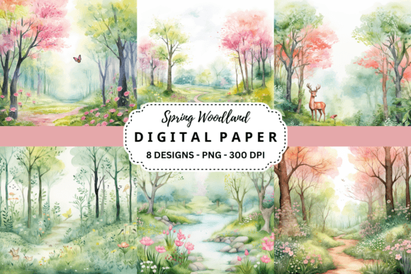 Spring Woodland Backgrounds: Your Digital Forest Toolkit