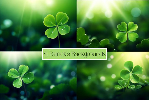 St Patrick's Backgrounds: Digital Papers for Every Project