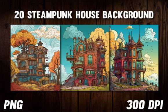 Steampunk House Backgrounds: A Designer's Guide