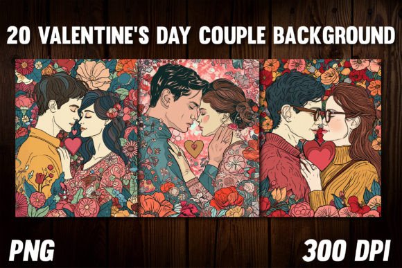 Valentine's Day Couple Backgrounds 1: A Creative Toolkit