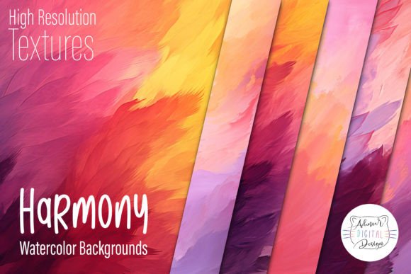 Watercolor Harmony Backgrounds: Elevate Your Designs