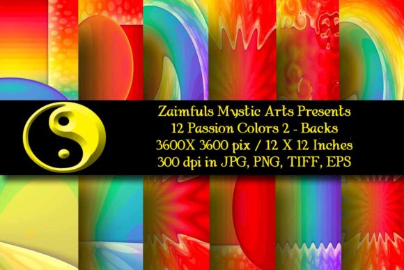 Wow-Worthy Visuals: Unlocking 12 Passion Colors Backgrounds #2
